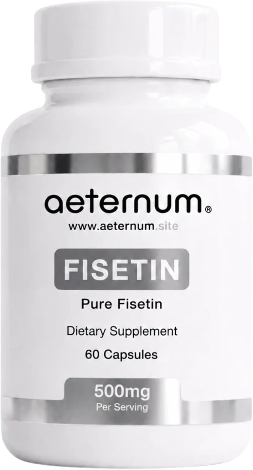 aeternum Premium Quality Fisetin 500mg 60 Cápsulas