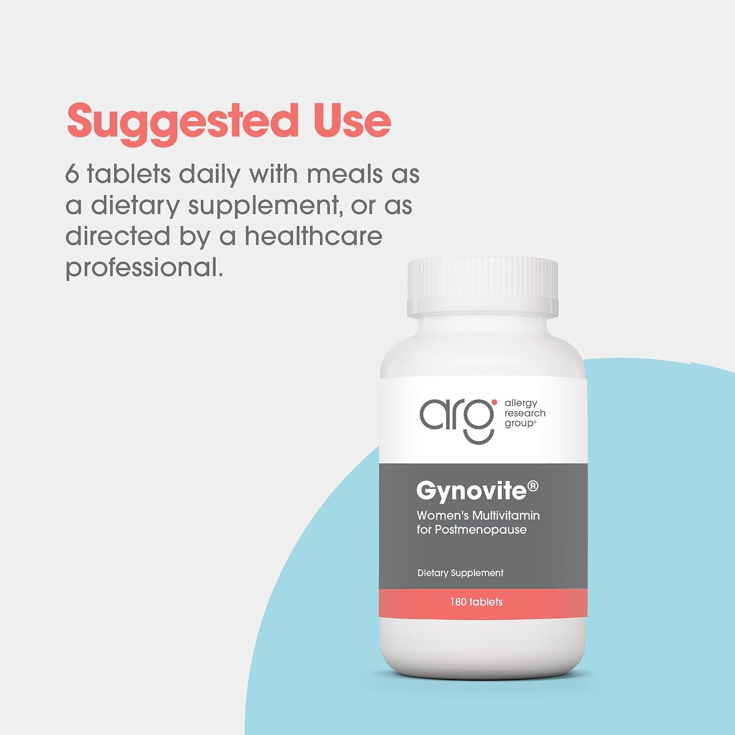 Optimox Gynovite Plus - Multivitamínico y Multimineral para Mujeres - Apoyo Postmenopáusico con Magnesio, Vitamina D3, Biotina y Enzimas Digestivas - 180 Comprimidos