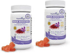NutriMagic Kids Brain Booster+ – Gominolas de Azafrán con Multivitamínico para Niños (2 Paquetes, 60 Dosis)