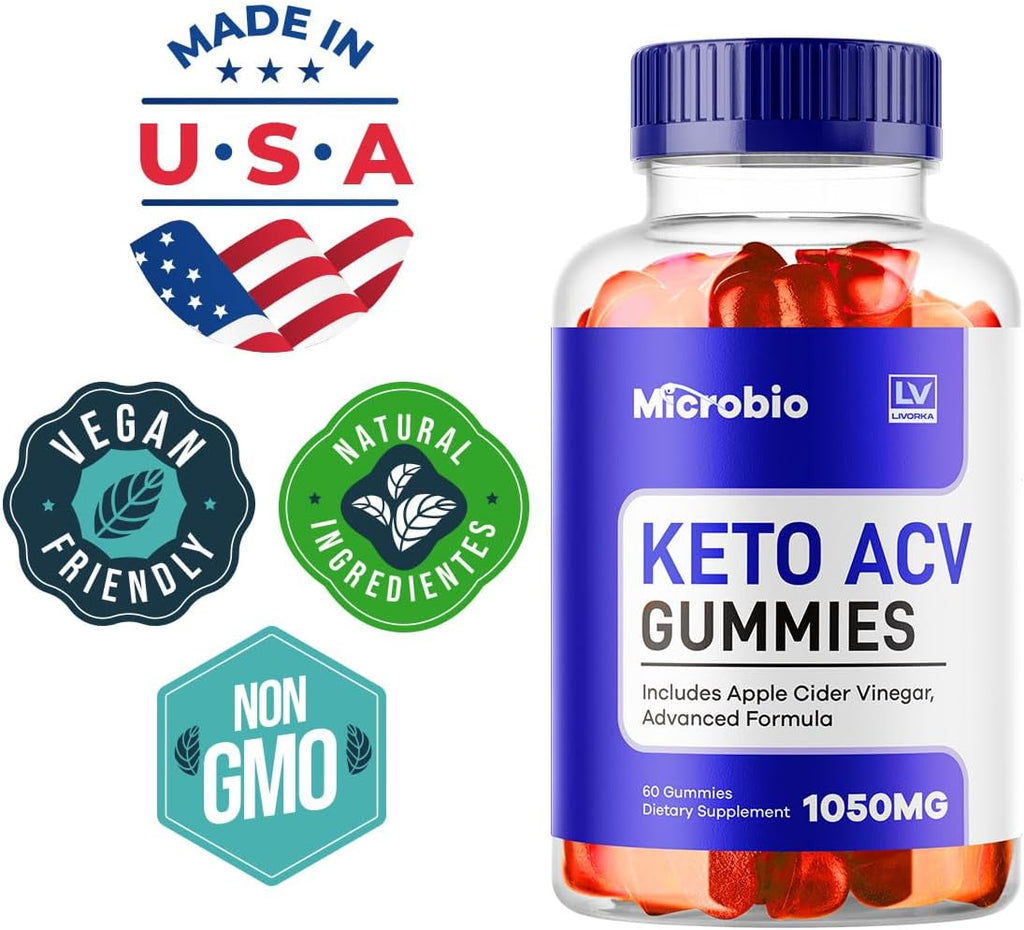 Microbio Keto ACV Gummies (3 Pack) | 180 Gominolas para 3 Meses