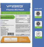 VitaPatch Parche de Vitamina B12 con Metilcobalamina y Guaraná – 30 Parches