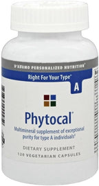 D'Adamo Personalized Nutrition Phytocal A, 120 cápsulas
