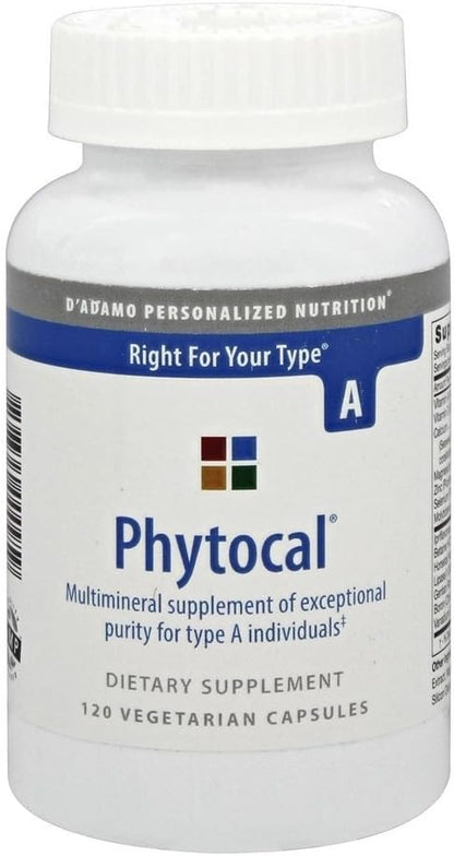 D'Adamo Personalized Nutrition Phytocal A, – La vitamina A contribuye al mantenimiento de la visión normal y al – Image 1