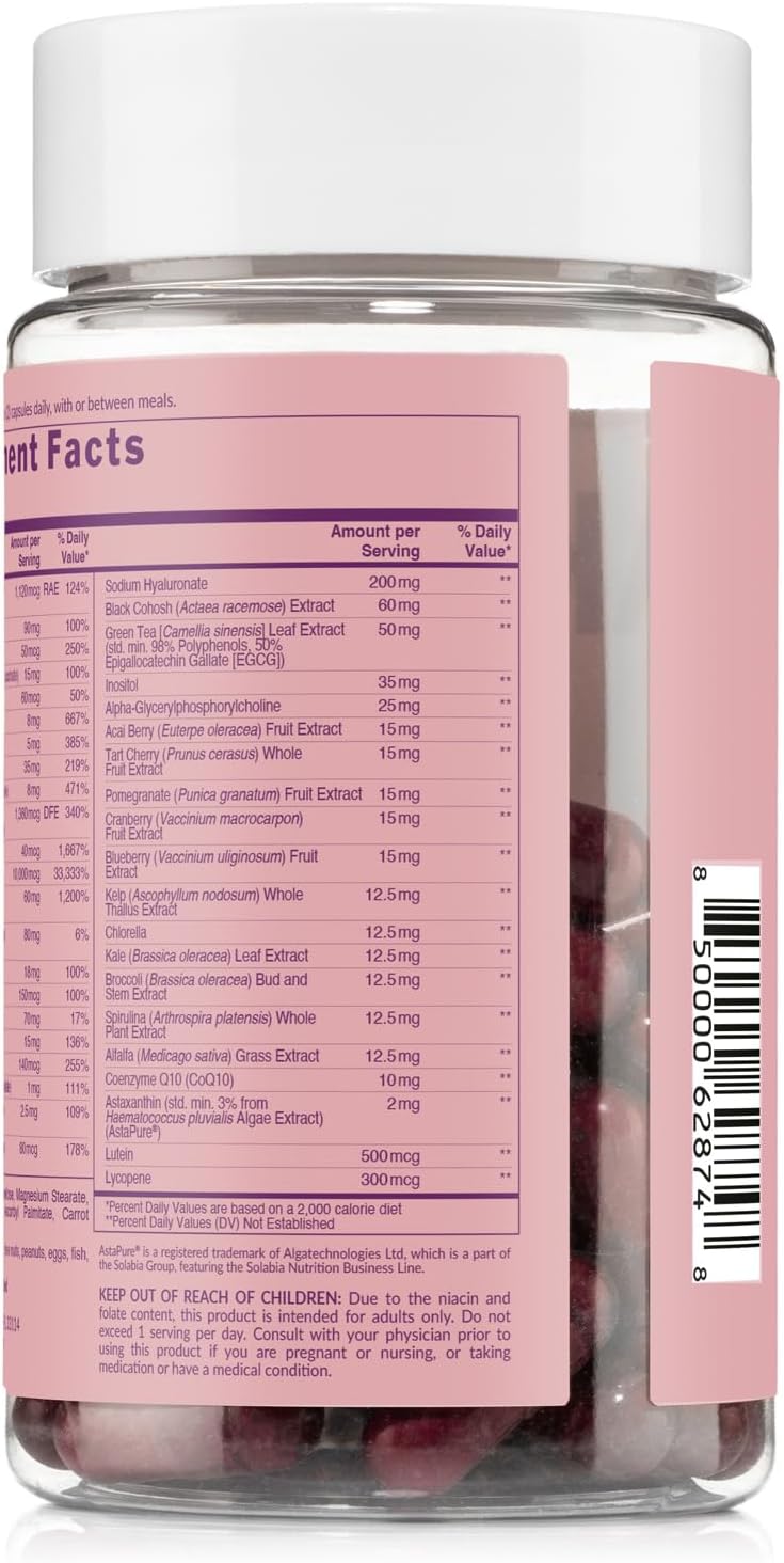 NAKED Nutrition Women's Multi - Multivitamínico Diario para Mujeres - 60 Cápsulas