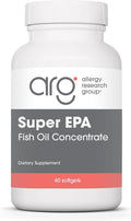 ARG Super EPA - Concentrado de Omega-3 720 mg EPA y 480 mg DHA - 60 Cápsulas Blandas