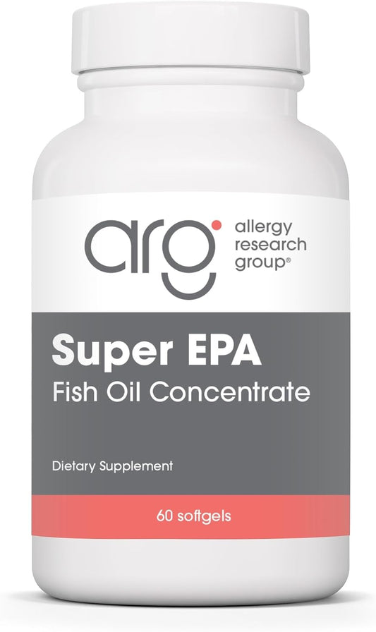 ARG Super EPA - Concentrado de Omega-3 720 mg EPA y 480 mg DHA - 60 Cápsulas Blandas
