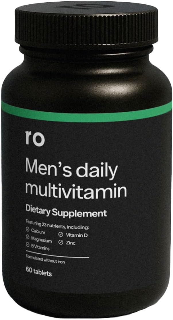 Ro Daily Multivitamínico para Hombres | 23 Nutrientes Esenciales | 60 Comprimidos
