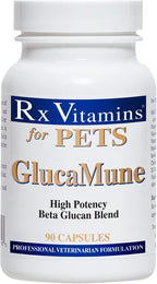 Rx Vitamins GlucaMune - Suplemento Inmunológico para Perros y Gatos con Beta-Glucano, 90 comprimidos
