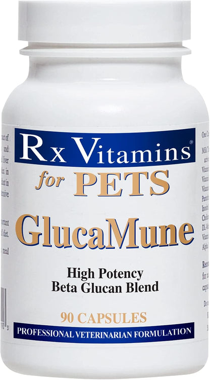 Rx Vitamins GlucaMune - Suplemento Inmunológico para Perros y Gatos con Beta-Glucano, 90 comprimidos – Image 1