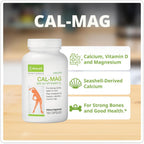 NeoLife – Cal-Mag Quelado con Vitamina D 400 UI | 150 Cápsulas Blandas