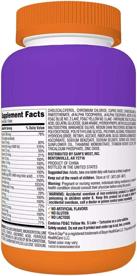 Members Mark Multivitamínico Diario para Mujeres (275 comprimidos)