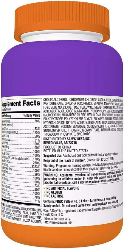 Members Mark Multivitamínico Diario para Mujeres (275 comprimidos) – Image 4