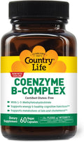 Country Life Coenzyme B-Complex, 60 Cápsulas – Apoyo Energético y Metabólico