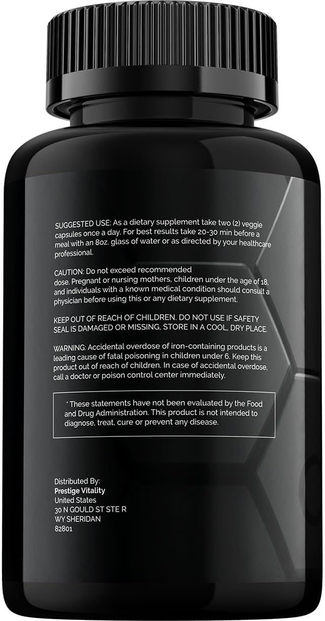 Agent Alpha para Hombres - Complejo Multivitamínico y Mineral (2 Paquetes, 120 Cápsulas)