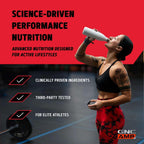 GNC AMP Amplified Greens Superfoods Performance Blend - Bebida de superalimentos vegana para atletas - Sabor arándano y granada - 280 g (30 porciones)