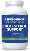 LifeSource Vitamins Cholesterol Support - 90 Comprimidos
