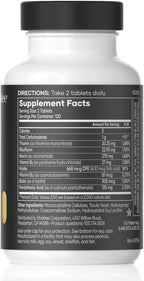 Shaklee - Complejo B - Impulso de Energía con Sistema de Absorción Bioactivada Patentado - Vitaminas B para el Bienestar - Apoya la Energía, Salud Cardiovascular y Cerebral - 240 Comprimidos