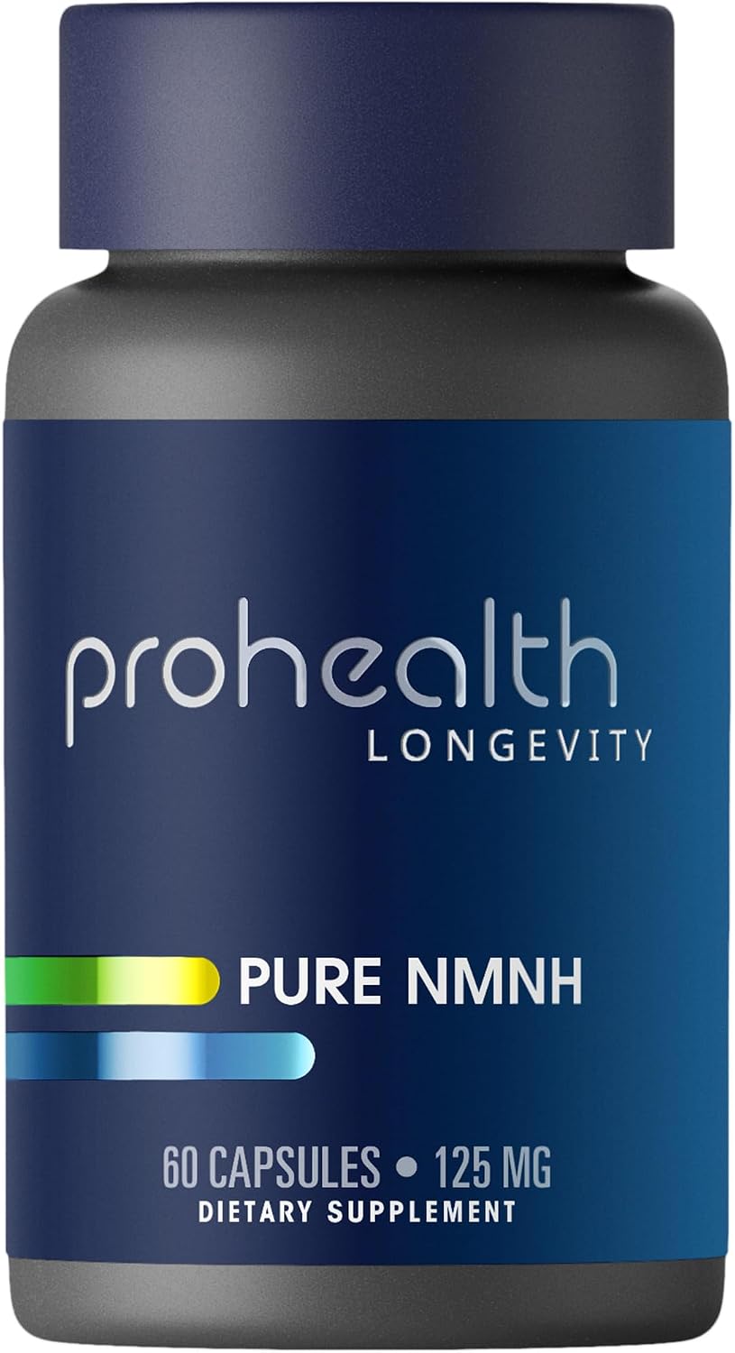 ProHealth Pure NMNH 125 mg - 60 Cápsulas - Suplemento de NAD+ con UthPeak™ NMNH Cristalino