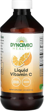 Dynamic Health Vitamina C Líquida 1000 mg con Escaramujo y Bioflavonoides - 237 ml