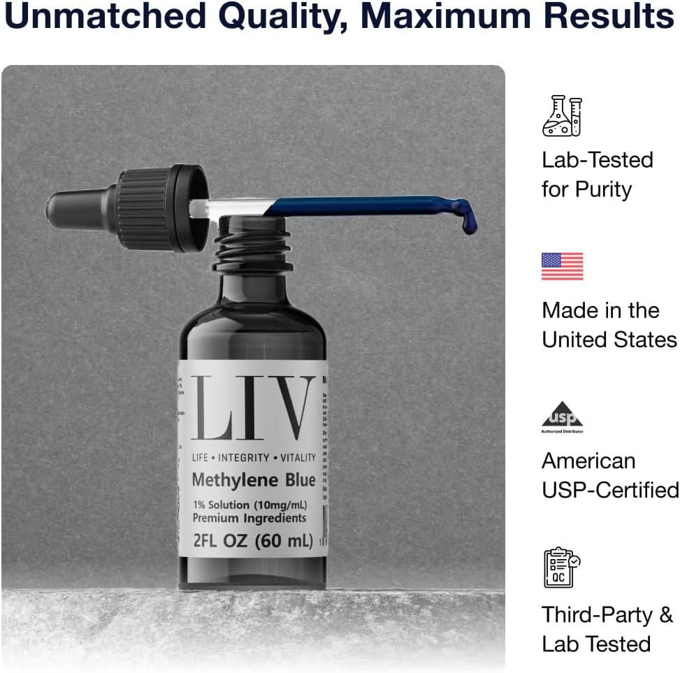 Azul de Metileno Líquido Grado Farmacéutico - 60 ml