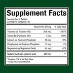 Complemento para la Memoria y Concentración con Vitamina B6 y Tiamina | Vitaminas B de Alta Dosis para el Sistema Nervioso y la Salud Cognitiva, Fórmula Diaria para Adultos, 60 Comprimidos (Pack de 2)