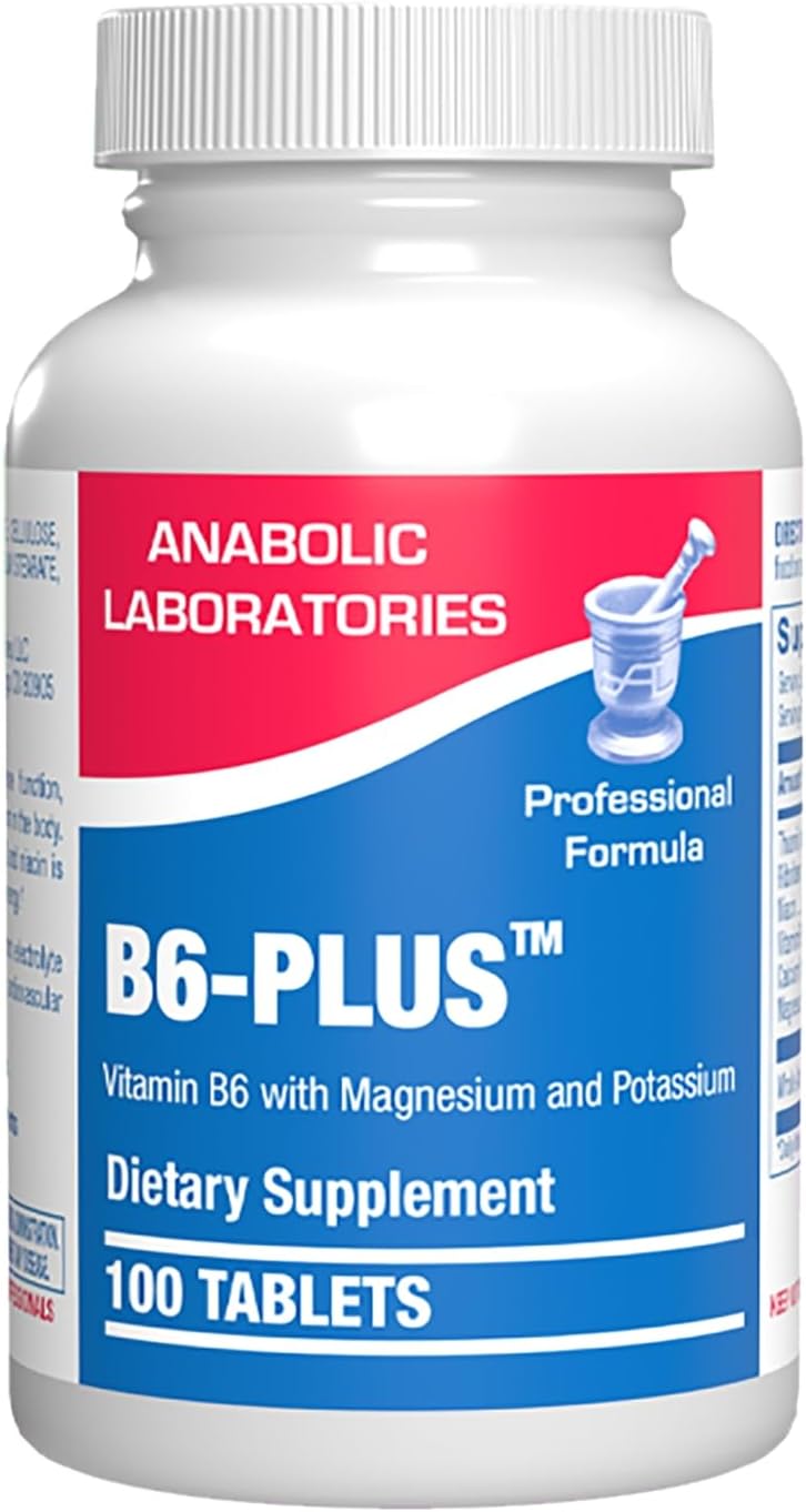 Complejo Calcio Magnesio B6 50mg con Vitaminas B1, B2, Niacina y Potasio - 100 Comprimidos
