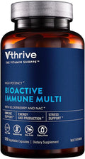 Vthrive Bioactive Immune Multivitamin con Saúco y NAC - 120 Cápsulas Vegetales