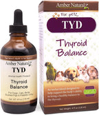 Amber NaturalZ TYD Thyroid Balance - Suplemento herbal para tiroides en mascotas