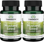 Swanson Full Spectrum Semilla de Mostaza 400 mg - 60 Cápsulas (Pack de 2)