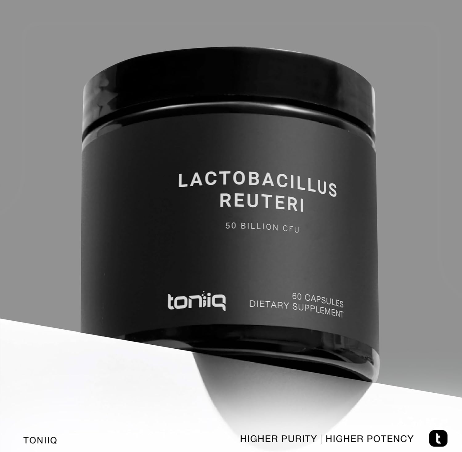 Toniiq Probiótico Lactobacillus Reuteri 50 Mil Millones UFC - 60 Cápsulas Vegetarianas
