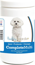 Healthy Breeds Multivitamínico Todo en Uno para Bichón Frisé – 120 Golosinas Blandas