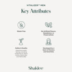 Shaklee - Vitalizer™ Men - Advanced Nutrition Vita-Strips® with Vitamins, Minerals, Omega-3s, Probiotics & More for Heart, Joint, Immune, Bone, Digestive Health & Physical Energy - 30 Vita-Strips®