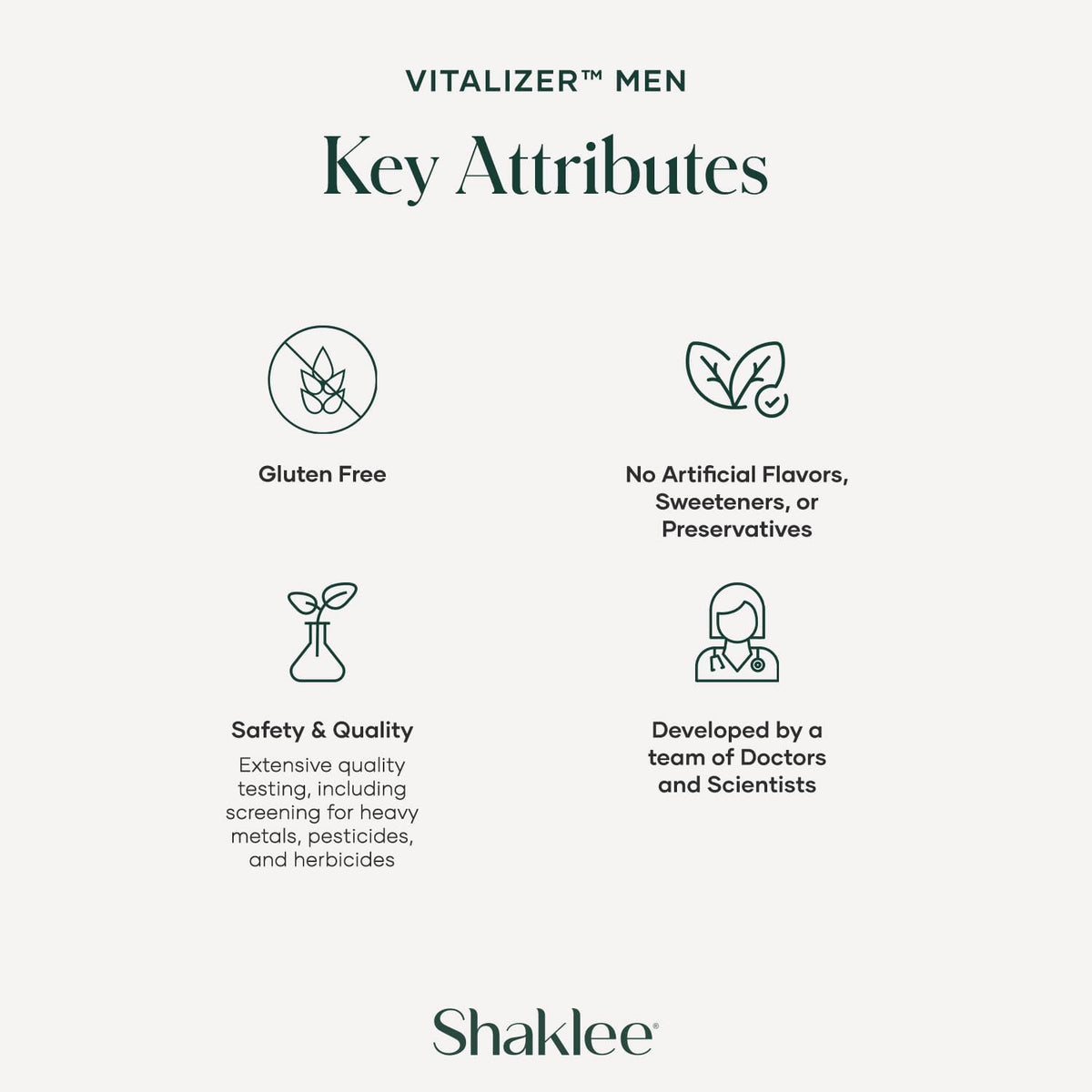 Shaklee - Vitalizer™ Men - Advanced – Probióticos favorecen el equilibrio de la flora intestinal. – Image 5