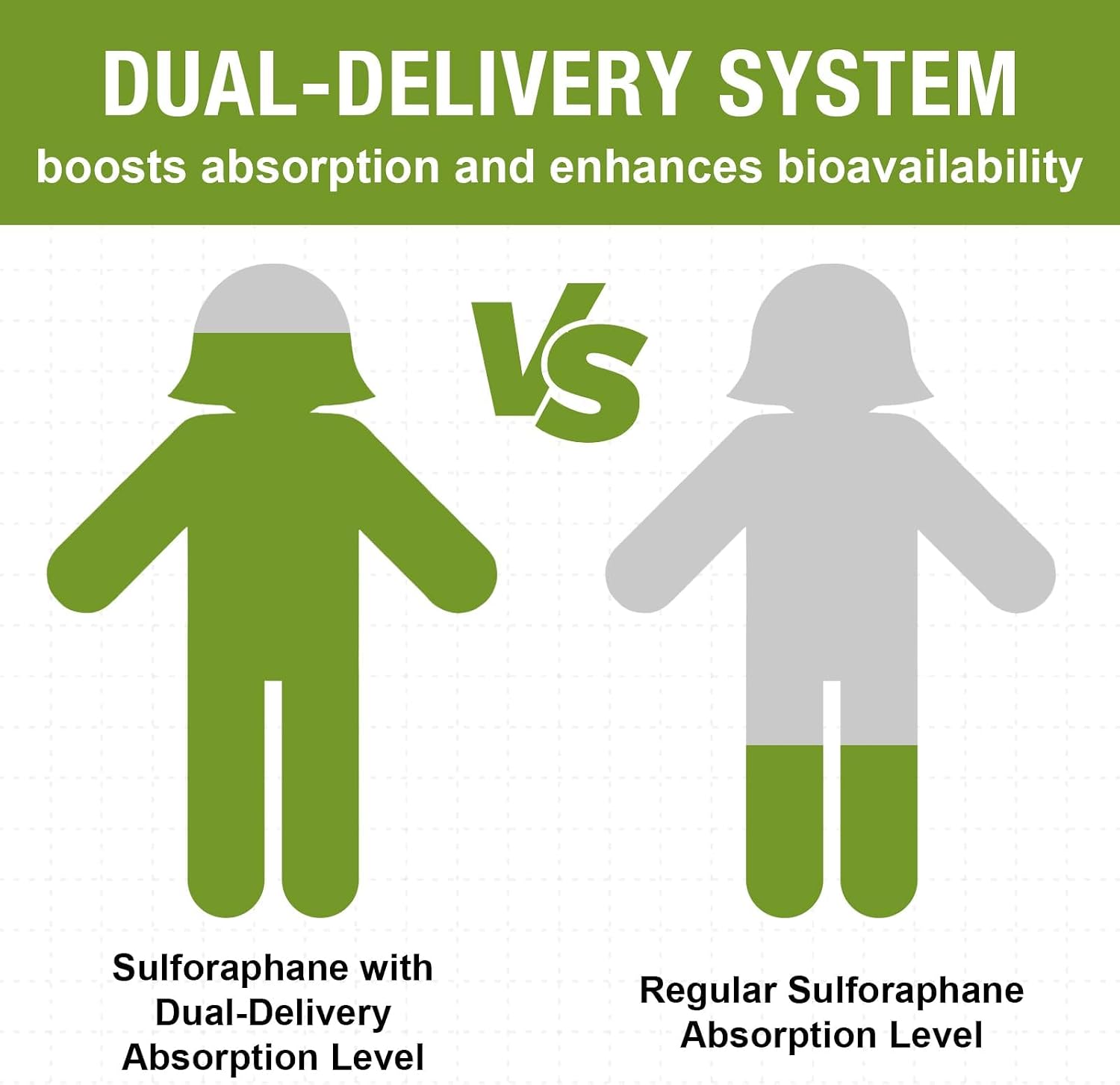 800 MG Sulforafano Liposomal, Sistema de Doble Liberación para Máxima Absorción y Potencia, Extracto de Brócoli de Espectro Completo, Antioxidante y Apoyo Hepático, 120 Cápsulas Blandas