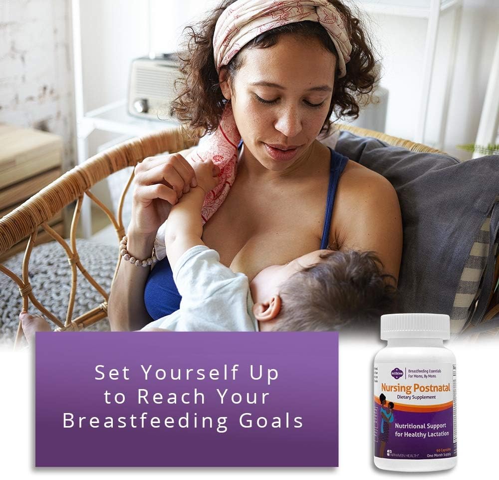 Milkies Fairhaven Health Nursing Postnatal Vegetarian Supplement – Multivitamínico para la Lactancia (60 Cápsulas)