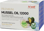 Hi Well Premium New Zealand Green-Lipped Mussel Oil - 200 Softgel Capsules
