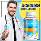Neuraten Kids Suplemento de Atención y Concentración, 60 gominolas sabor bayas