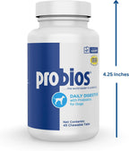 Probios Comprimidos Masticables para Perros - Probiótico Diario - 45 unidades