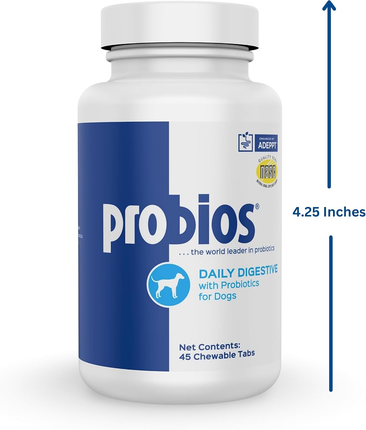 Probios Comprimidos Masticables para Perros - Probiótico Diario - 45 unidades