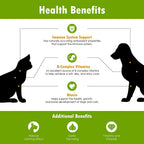 Natur-Yeast Levadura de Cerveza para Perros y Gatos - 90 Snacks Blandos - Apoyo al Sistema Inmunitario y Digestión