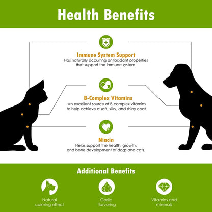 Natur-Yeast Levadura de Cerveza para Perros y Gatos - 90 Snacks Blandos - Apoyo al Sistema Inmunitario y Digestión – Image 4