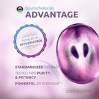 Source Naturals Resveratrol 100 - 100 mg, 60 Cápsulas Vegetarianas