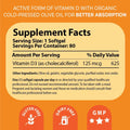 Pharma Nord D-Pearls Vitamina D3 5000 IU - 240 Cápsulas Blandas