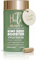 Halo Beauty Kiwi Seed Booster - Suplemento para la piel con kiwi, vitaminas C, D3, MSM y zinc, cápsulas veganas (30 unidades)