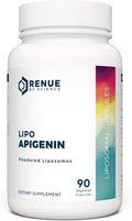 Renue By Science Apigenina Liposomal | 90 Cápsulas | 75 mg por ración | Alta Absorción | No OGM | Sin Alérgenos
