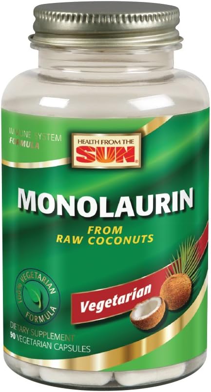 Monolaurin 990 mg - 90 Cápsulas Veganas