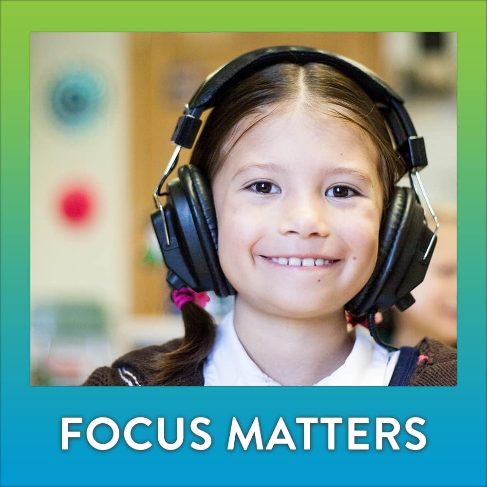 Focused Mind Jr., Apoyo Cognitivo para Niños, Formulado por Pediatras, Suplemento sin Estimulantes con Inositol y Fosfatidilserina, Sin Azúcar, Vegano, 60 Comprimidos EZ Melt