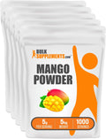 Polvo de Mango - Mango Fruit Powder - Sin Gluten y Sin Azúcar, 3g por Ración, 1667 Raciones, 5kg (Pack de 5)