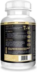 Actif Multivitamínico para Hombres Mayores de 60 Años con 30 Vitaminas y Hierbas Orgánicas, No Transgénico, 120 Comprimidos