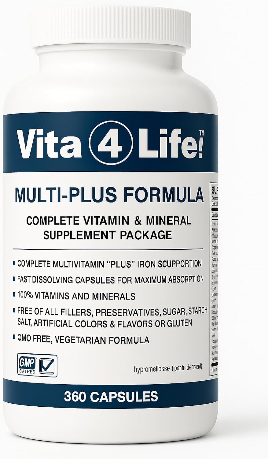 Vita4Life Multivitamínico Bariátrico Multi-Plus, 360 Cápsulas
